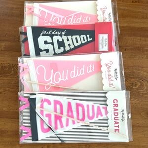 My Mind’s Eye Felt Pennant Set of Four